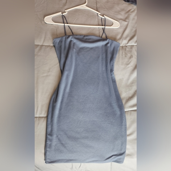 Active Basic - Ribbed Bodycon Mini Dress - Picture 2 of 4